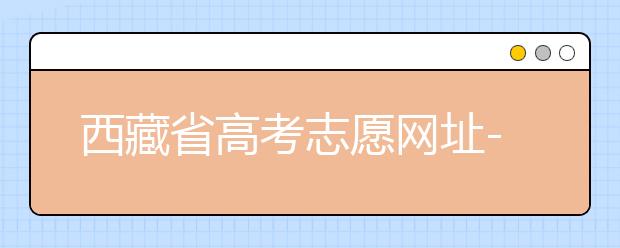 西藏省高考志愿網(wǎng)址-高考志愿填報技巧?注意這兩點！